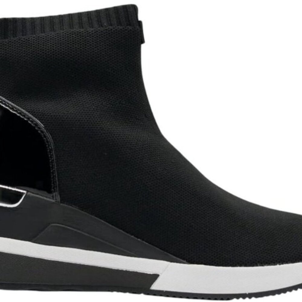 Michael Kors Skyler Wedge Sock Bootie Sneaker 9 - Picture 2 of 7